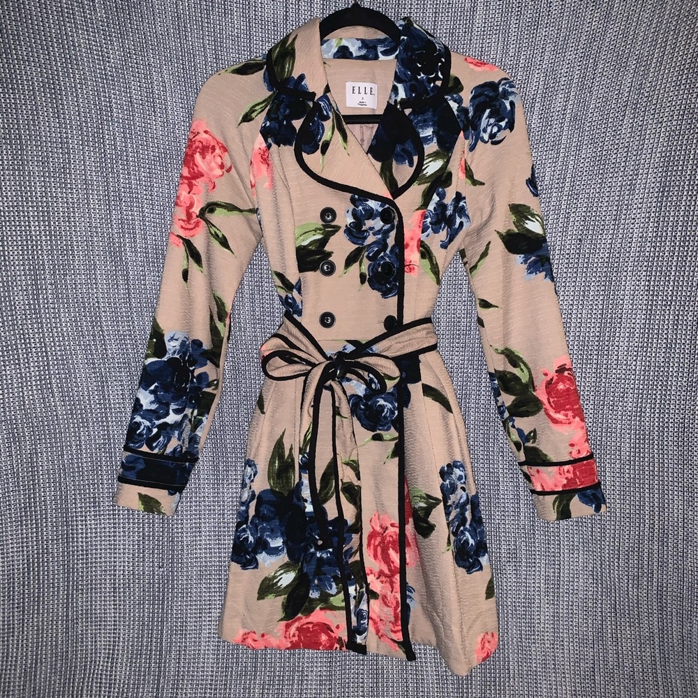 Elle floral coat